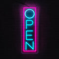 Vertical OPEN Neon