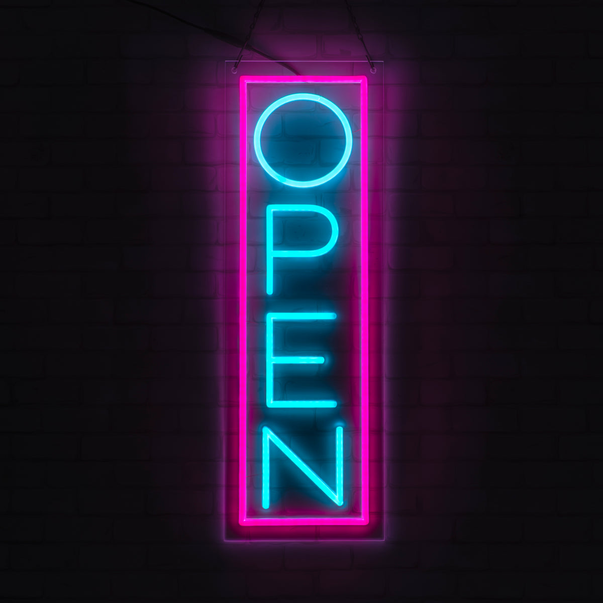 Vertical OPEN Neon