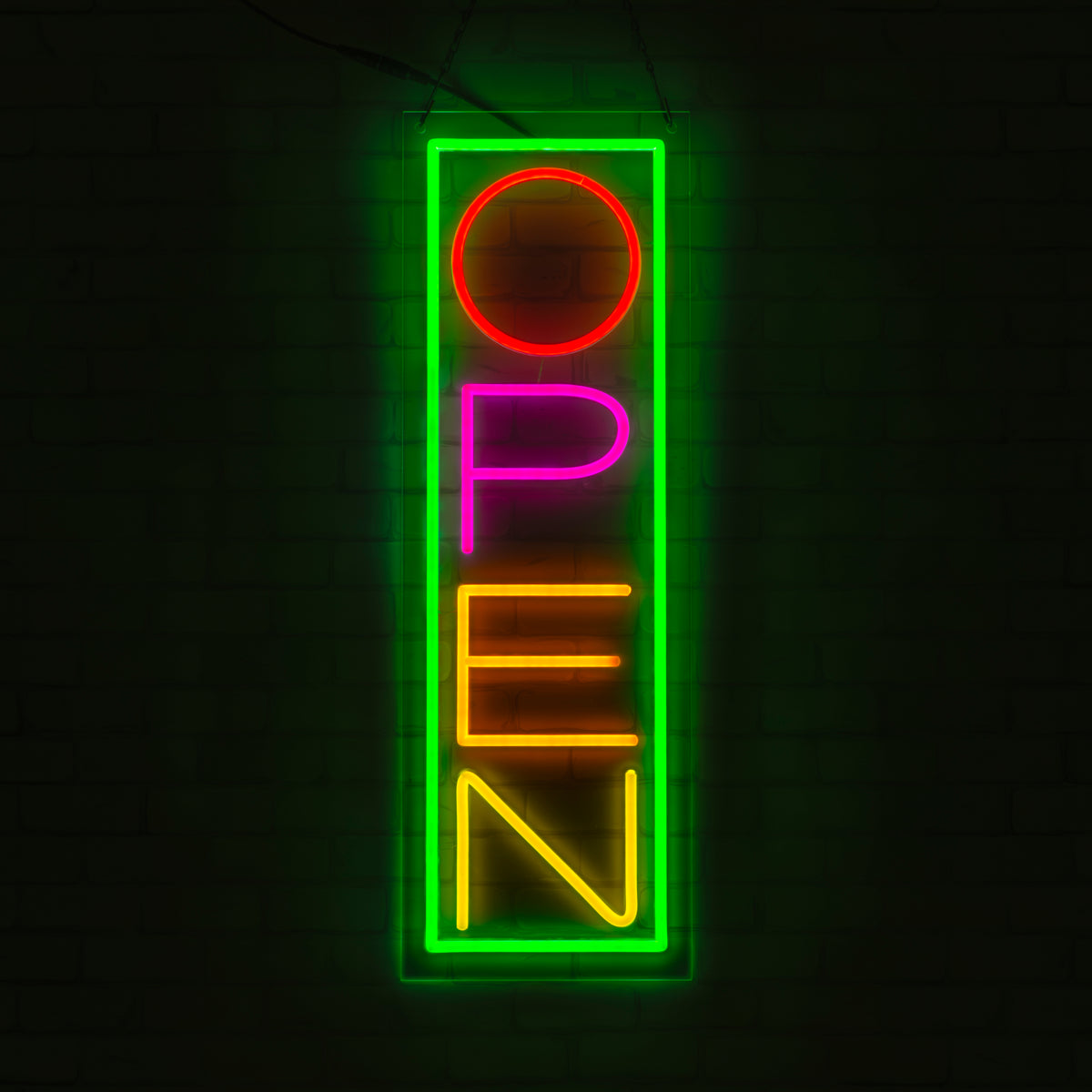 Vertical OPEN Neon